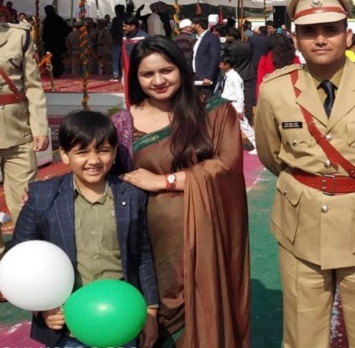 Ips neeraj kumar jadaun with family 