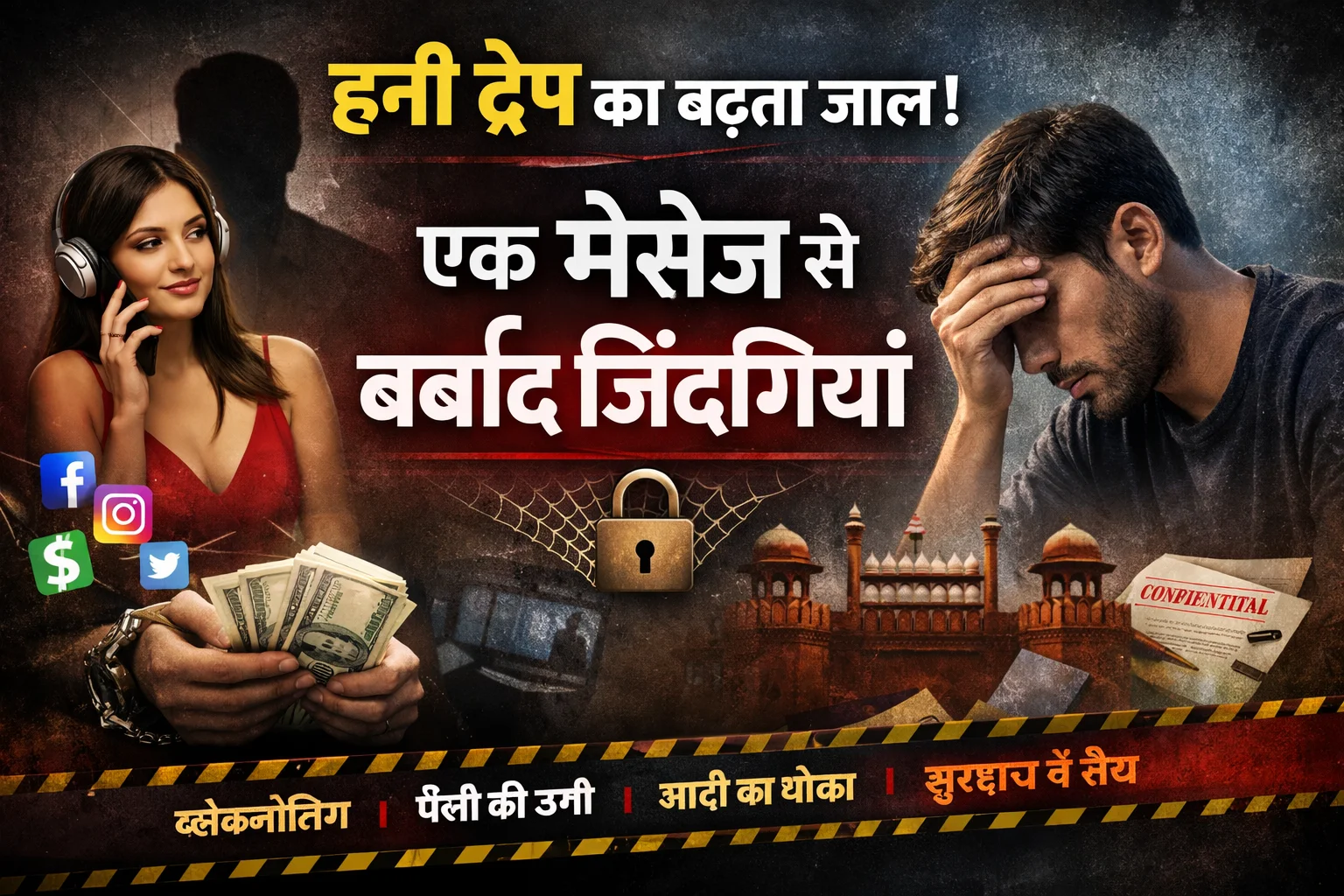 हनी ट्रैप का बढ़ता जाल: एक मैसेज से बर्बाद हो रही ज़िंदगियां, ऐसे रहें सतर्क 1 231379